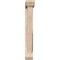 Ekena Millwork Traditional Slat Smooth Bracket w/ Offset Brace, Douglas Fir, 5 1/2"W x 28"D x 40"H BKT0604X28X40TRA06SDF - alternate 4
